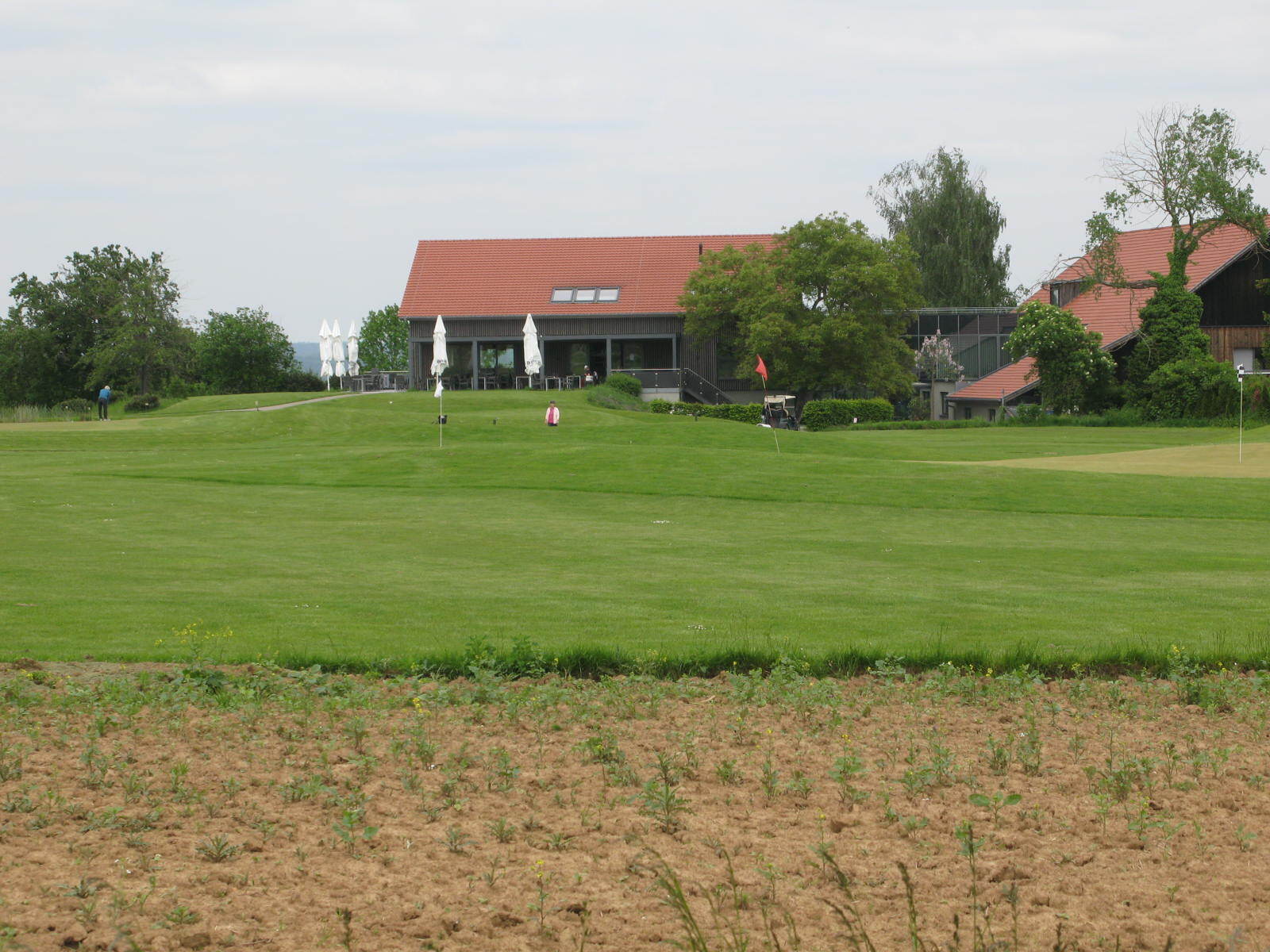 Über den Golfplatz