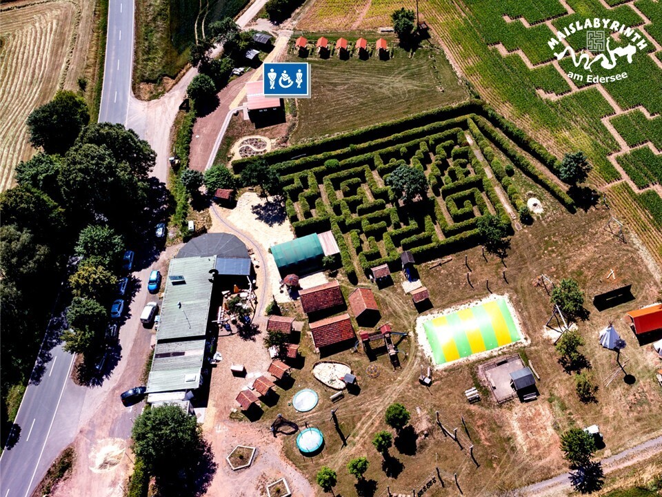 Maislabyrinth am Edersee