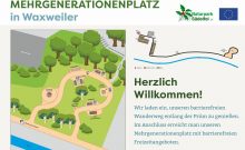 Komfortweg und Mehrgenerationenplatz in Waxweiler