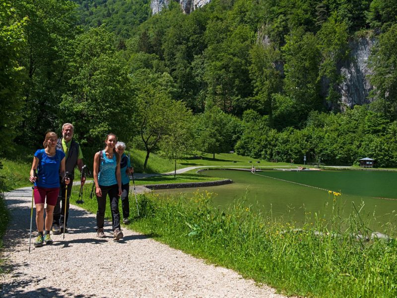 Wanderweg um den Luegsteinsee - ©Hans Osterauer Bild von Wanderweg um den Luegsteinsee - ©Hans Osterauer
