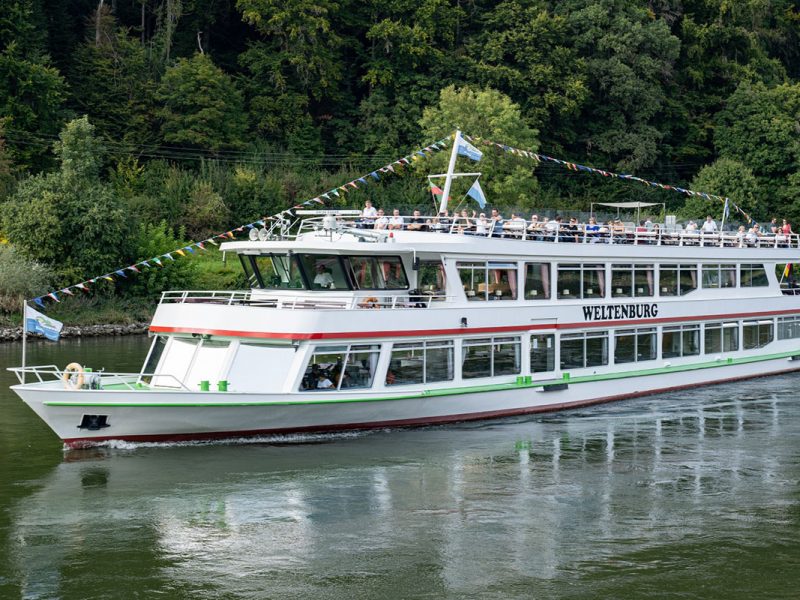 MS Weltenburg auf der Donau - ©Personenschifffahrt Stadler