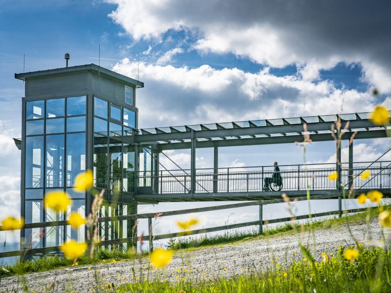 Panorama Aufzug Arber Bergstation - ©Dietmar Denger
