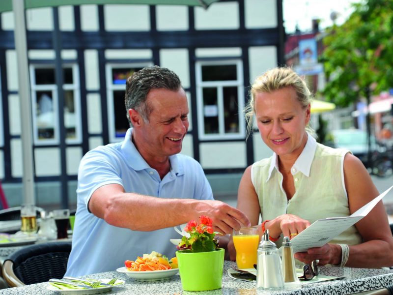 Kleine Pause und Erfrischung in Bad Bevensen - ©©image-foto